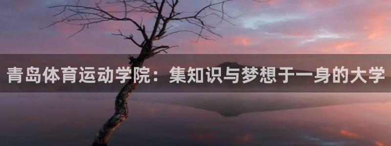  mk体育：青岛体育运动学院：集知识与梦想于一身的大学